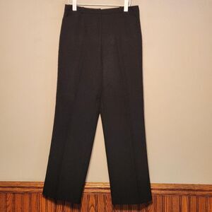 Kathy Lee Collection Black Dress Pants Slacks size 12 Average Wide Leg